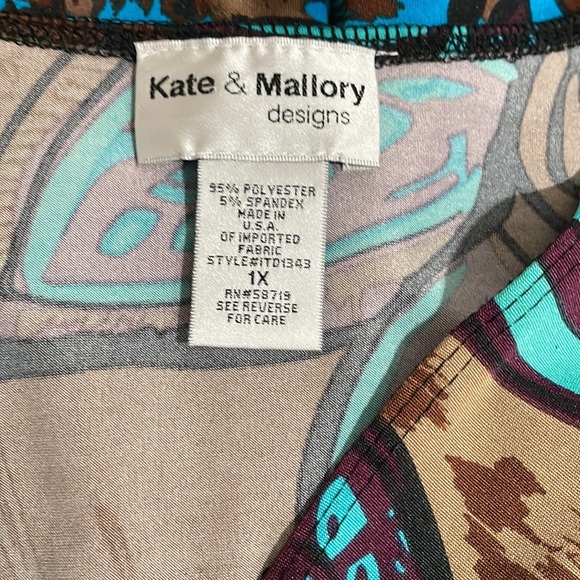 Kate & Mallory Maxi Dress, Size 1X - Picture 4 of 4